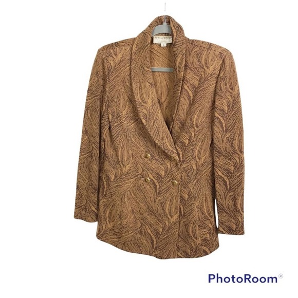 St John Collection digital style prong blazer cardigan - Picture 1 of 6
